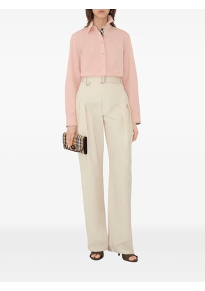 Burberry Highlands chain-strap wallet​ - Neutrals