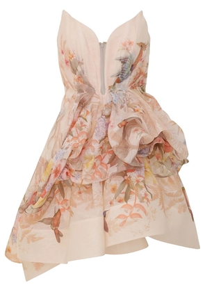ZIMMERMANN Illuminate mini dress - Neutrals