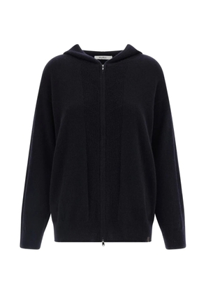 Max Mara zip cashmere hoodie - Blue