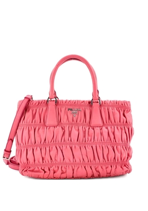 Prada Pre-Owned Gaufre Convertible Tote Nappa Leather Small satchel - Pink