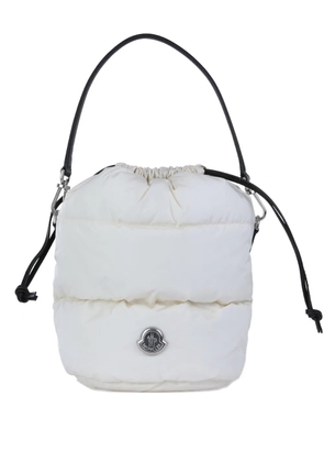 Moncler Caradoc quilted bucket bag - White
