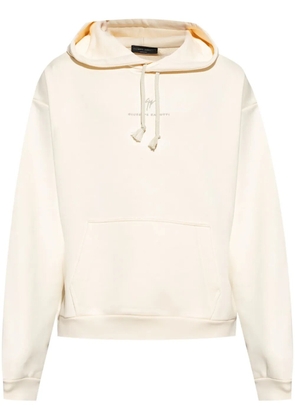 Giuseppe Zanotti LR-63 drawstring hoodie - Neutrals