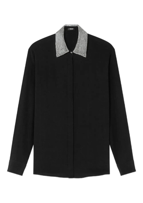 Versace embellished-collar shirt - Black