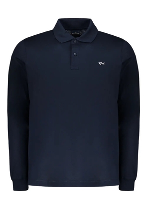 Paul & Shark long-sleeve polo shirt - Blue