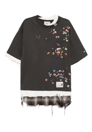 Maison MIHARA YASUHIRO layered T-shirt - Grey