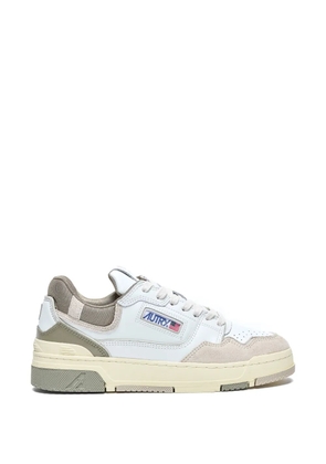 Autry laces suede leather sneakers - White
