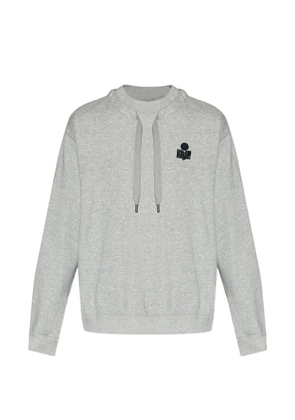 MARANT Merone drawstring logo sweatshirt - Grey