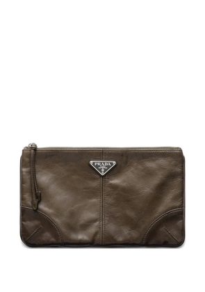 Prada leather wallet - Green