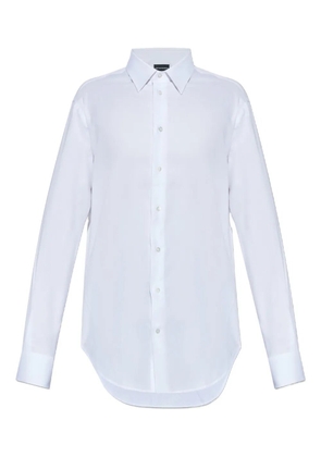 Emporio Armani long-sleeve button-up shirt - White