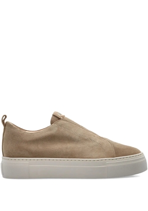 AGL suede slip-on low-top sneakers - Neutrals