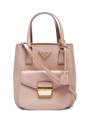 Prada Pre-Owned 2021 triangle-logo tote bag - Neutrals