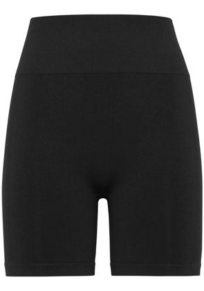 Plein Sport logo-waistband cycling shorts - Black