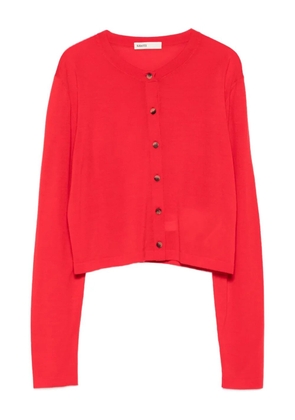 KHAITE Brieta cardigan - Red