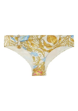 Versace Underwater Barocco bikini bottoms - Neutrals