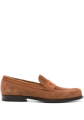 Scarosso Austin suede loafers - Brown