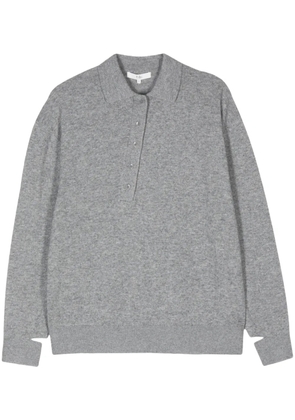 Tibi Easy polo shirt - Grey