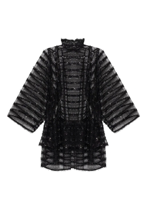 MUNTHE Risso sequin mini dress - Black