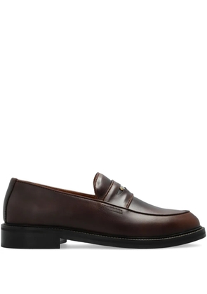A.P.C. x Marc Jacobs. penny strap loafers - Brown