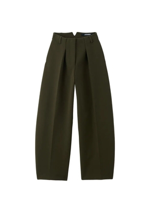 Jacquemus Ovalo pleated trousers - Green