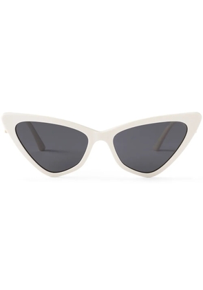 Jimmy Choo Eyewear Sol cat-eye sunglasses - White
