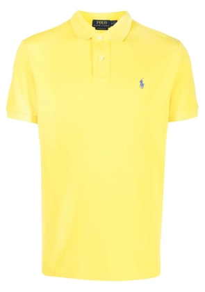 Polo Ralph Lauren logo-embroidered short-sleeved polo shirt - Yellow