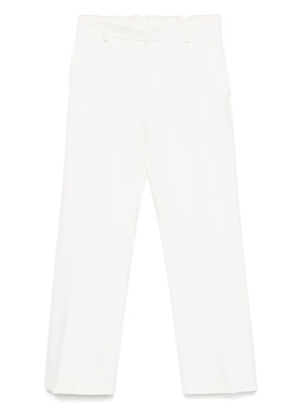 Nº21 crepe trousers - White