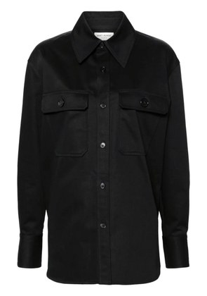 Saint Laurent Saharienne twill cotton shirt - Black