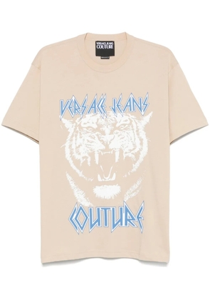 Versace Jeans Couture logo-print T-shirt - Neutrals