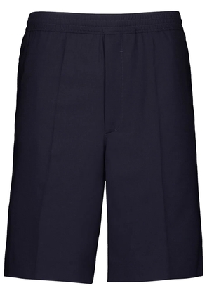 Givenchy wool-poplin Bermuda shorts - Blue