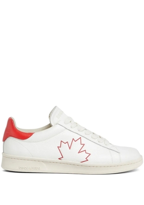 DSQUARED2 leather sneakers - White