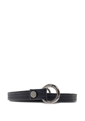 Giorgio Armani zip leather clutch - Blue