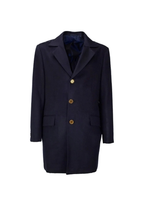 Kiton single-breasted coat - Blue