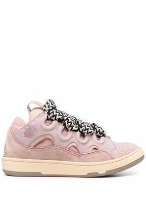 Lanvin Curb lace-up sneakers - Pink