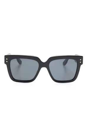 Gucci Eyewear rectangular -frame sunglasses - Black