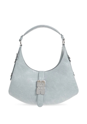 GANNI leather tote bag - Blue