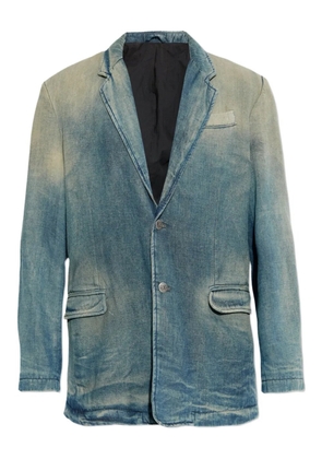 Diesel D-Reger-D buttoned blazer - Blue
