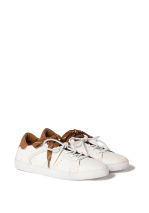 Miu Miu Deco leather sneakers - White