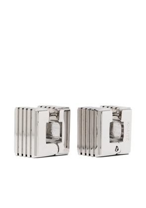 KHAITE Small Empire post-back earrings - Silver