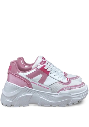 Versace Jeans Couture panelled sneakers - White