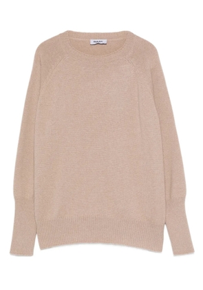 base crew-neck raglan-sleeve sweater - Neutrals
