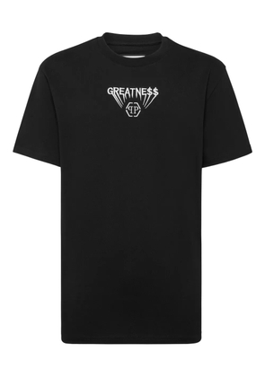 Philipp Plein embroidered-logo T-shirt - Black