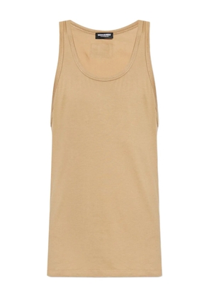 DSQUARED2 logo-patch vest - Neutrals