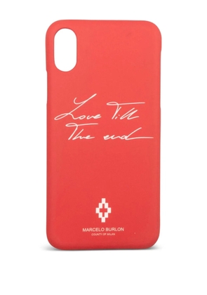 COUNTY OF MILAN Love Till The End iPhone XR case - Red