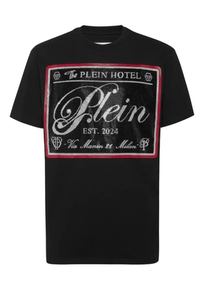 Philipp Plein logo-embellished T-shirt - Black