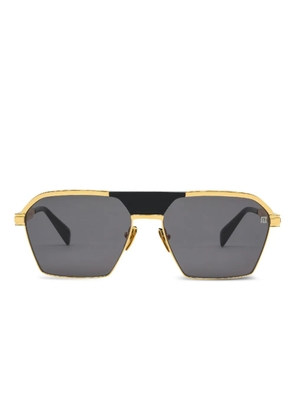 Balmain Eyewear square-frame sunglasses - Gold