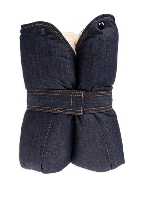 A.P.C. logo strap pet bed - Blue