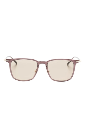 Montblanc square-frame sunglasses - Brown