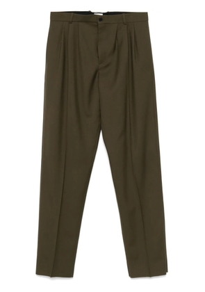 Saint Laurent wool gabardine trousers - Green