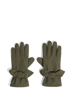 Bimba y Lola bow-detail gloves - Green
