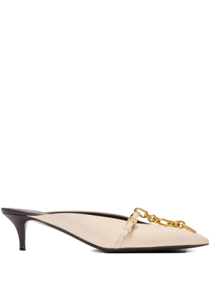 Balmain Sync mules - Neutrals